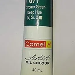 Kokuyo Camlin Ltd Artist Oil Colour 40 ml Pack of One (Chrome Green Deep Hue 077)-picture-19
