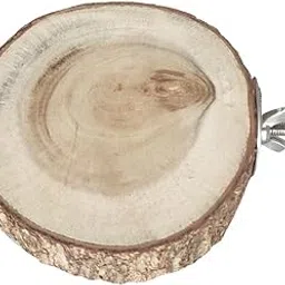 Perch Platform for Bird Cage,Natural Round Wooden Stand Platform Bird Toy for Canary Parakeet Cockatiel Parrot Budgie Sparrow-picture-34