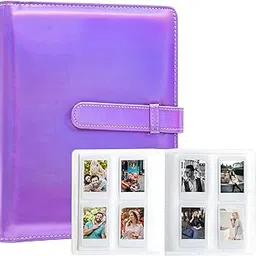 128 Pockets Photo Album for Fujifilm Instax Mini 11 12 9 8 40 90 Evo 7+ LiPlay Instant Camera/Mini Link Printer, Polaroid Snap Touch PIC-300 Z2300 Mint Zip Printer (Magic Purple)-picture-30