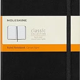 Moleskine Classic Notebook, Large, Ruled, Black, Hard Cover (5 X 8.25) (Classic Notebooks) - 240-picture-29