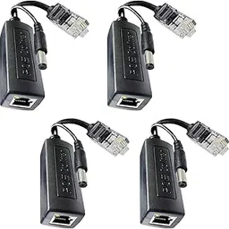 AdzMozi (Pack of 4) Power Over Ethernet Adapter PoE Splitter Active 48V to 12V Compatible with POE Devices PoE Switches IP Camera IP Phone POE4-picture-23