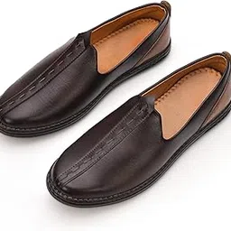 stephorn Ethnic Jutti Mojari Shoes for Men | Traditional Ethnic Footwear for Men Casual & Festive | Wedding Party Sherwani Kurta Pajama Shoes | Comfortable Slip-On Mojari for Men-picture-49