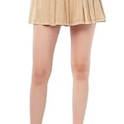 Women's High Waist Pleated Mini Skirt with Adjustable Belt | Elegant Casual Skirt for Girls and Women-image-19