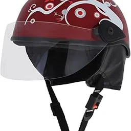 Sage Square Adjustable Junior Helmet for Kids Baby Safety & Comfort, Stylish Sticker Design (3-12 Years) image 1