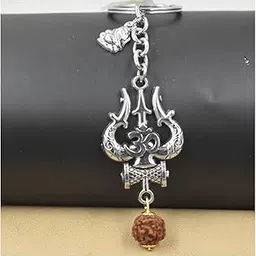 Lord Shiva Om Namah Shivay Lord Ganesh Keychain for Men and Women-image-10