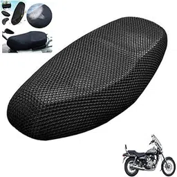 Generox Breathable (No Heat) Net Seat Cover Compatible for Bajaj Avenger 220 Cruise for All Model-picture-17