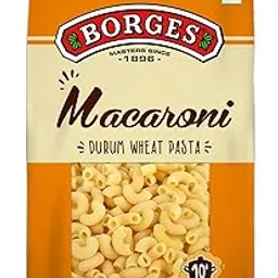 Borges Macaroni Pasta - 350 g | 100% Durum Wheat | High in Protein | Natural Ingredients | Maida Free-picture-19