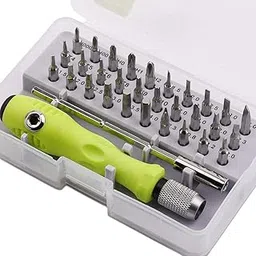 BABATOOOLS 32 in 1 Screwdriver Bits Set with Magnetic Flexible Extension Rod for Home Precision Screwdriver Set Magnetic Repair Tool Kit, adjustable length-picture-20