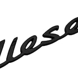 Sakuun Diesel Logo Metal Emblem - Sleek Black, 11.5 cm x 2 cm, Stylish Italic Design, for Cars, Bikes, Laptops –Adhesive Badge for Any Flat Surface-picture-10