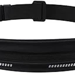 Lizbin Slim Running Belt Fanny Pack, Exercise Waist Pack for Women and Men, Runners Fanny Pack Phone Holder, Waist Belt for Workout Jogging Hiking Cycling, Money Belt Running Gear Accessories (Black)-image-63