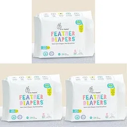 R for Rabbit XXXL Size Baby Premium Feather Diaper for Baby 18+ kgs (24 Combo Pack Offer) (Pack of 3)-image-44