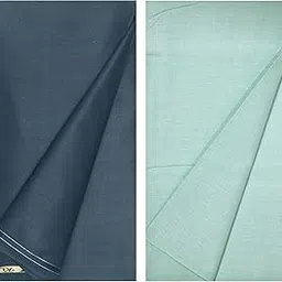 KUNDAN SULZ GWALIOR Men's Cotton Shirt & Trouser Fabric Combo Set (Steel Grey & Light Sky Blue-01)-picture-50