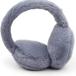 Winter Outdoor Wear Adjustable Size Ear Muffs/Warmer for Kids, Girls and Women, Ideal Head/Hair Accessory. Foldable & can fit in your Handbag, Travelling & Casual wear (Bluish)-image-73