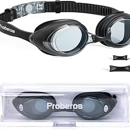 Proberos® Short-sighted Swimming Goggle for Man Women, Nearsighted Swimming Goggle Silicone Waterproof Anti-Fog Swimming Goggle (-4.5 Diopters)-picture-22