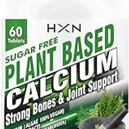 HXN Calcium Tablets For Men & Women, With Magnesium Zinc Supplement Vitamin D (As D3), Vit K2, Alfalfa For Bone Health, Collagen & Joint Support Supplements-60 Tablet (Pack 1)-picture-46