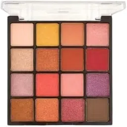 MAUREEN NATURALS Mini Eyeshadow Palette, 16 Shades, Warm Nude Edition, Shimmer and Matte Colours-picture-30