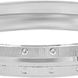 shining jewel - by shivansh Shining Jewel Designer Stylish Self Design Amritsari Silver Plated Colour Kada for Men (SJ_3581_S_P)-picture-27