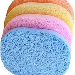 generic OJ Face Beauty Parlor Saloon Accessories Cleansing Facial Sponges Combo for Cleaning Makeup and Face Pack for Women - Set of 4 Pcs-picture-39