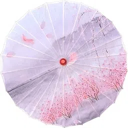 atorse Silk Cloth Handmade Classical Dance Umbrella for Cosplay Prop A-picture-40