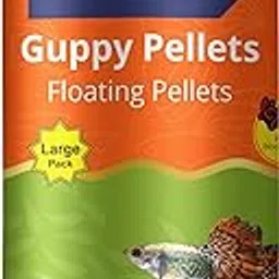Aquatic Intan Guppy Fish Food | Floating Pellet for Health and Growth | for All Guppies, Large Pack 155 Gram, Size 0.8 mm Dia, Pack of 1-picture-23