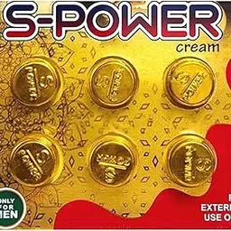 S power cream for men herbal pack 6 pcs x 1.5g (9,g pack of 1)-picture-58