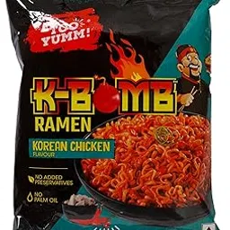 Too Yumm K-Bomb Ramen Korean Chicken Ready to Cook Instant Noodles, 77 gm-image-1
