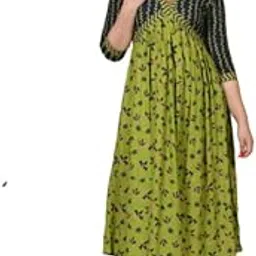 MaaeaTTier Women Rayon Long Gown Middi-image-2