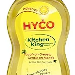 HYCO Dishwash Liquid Gel – 500ml | Antibacterial Dishwashing Liquid | Grease Remover & Degreaser for Utensils | Lemon & Lime Fragrance | Fast Cleaning | No Residue | Safe on Hands-picture-58