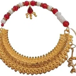 gungun jewellery Bridal nath with chain (Nathni).-picture-16