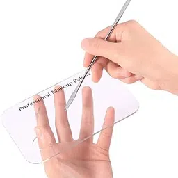 COOLBABY NY0125-SRK Plaette for Makeup with Rounded Edges and Thumb Hole Mixing Palette, 6 3 4 13 x 16 10 5cm, Multicolor-picture-41