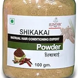 Sunder Kaya Shikakai Powder Handpicked Fresh Flowers for Skin & Hair Health - 100gm pack Inside Keychain Free-picture-55