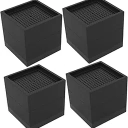 FABLOFT 4 Pieces Bed Risers Raising Non Slip Furniture Risers for Cabinet Chair Sofa-picture-17