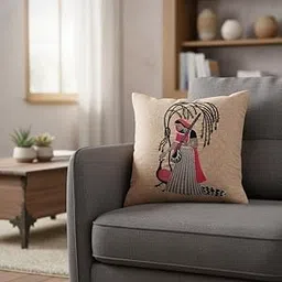 CASA-NEST Premium Linen Cushion Covers (Pack of 5) - 16x16 Inches - Soft, Durable, and Stylish Home Decor Accent (Beige)-picture-16