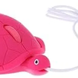 GAH Turtle Shape USB Wired Mouse Optical Mice for PC Laptop Computer Rose Red-picture-10