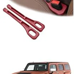 LOVMOTO Universal Car Gap Filler Organiser Car Seat Gap Filler, Car Seat Gap Organiser, PU Leather Car Accessories, Car Seat Console Side Pockets for Storage Comfortable With Hum-mer H-2-picture-16