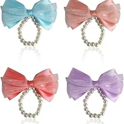 ANNACREATIONS Baby Girls Hair Bow Clips set Hair Pins with Pearl Toddlers Barrettes Hair Accessories-picture-26