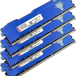 Yongxinsheng DDR3 32GB Kit (8GBx4) Desktop RAM 1600MHz PC3-12800 UDIMM Non-ECC Unbuffered 1.5V 2Rx8 Dual Rank 240 Pin CL11 PC Computer Memory Upgrade Module (Blue)-picture-11