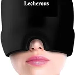 lecherous Headache Migraine Relief Ice Hat Cold Compress Soothing Eye Masks Soft & Flexible Cooling Gel Sleep Mask Apply To Sinus Tension Stress Anxiety Puffy Eyes As Relaxation Gifts For Women & Men-picture-19