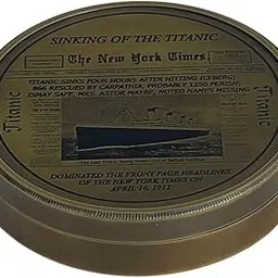 Antique Brass Titanic Compass | Vintage Maritime Navigation Collectible | Nautical Desk Décor & Traveller Gift-picture-30