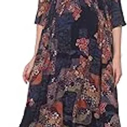 av2 Women's Rayon Relaxed Fit A Line Maternity Wear-picture-38