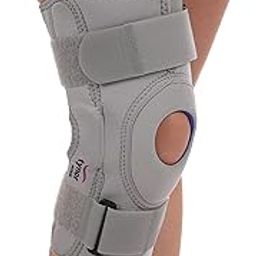 TYNOR Knee Support Hinged (Neoprene), for Joint Stability & Pain Relief | for Sports, Gym Supports Injury Recovery | Durable & Comfortable, For Men & Women | 1 Unit (Grey, Large)-image-32
