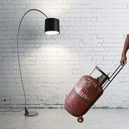 A to Z Hub Metal Gas Heavy Duty Gas Cylinder Carrying Trolley Without Touching Cylinder,Lpg Cylinder Shifting Trolley Stand,Cylinder Moving Trolley,Cylinder Transfer Trolley (Cylender Movable Trolly)-image-64