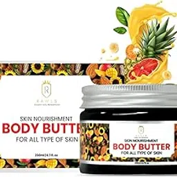 RAWLS Deep Nourishing Body Butter for Dry Skin, 200 ml | Winter Moisturizer with Shea Butter, Cocoa Butter, Mango Butter & Vitamin E | Intense Hydration & Deep Nourishment | Non-Greasy | SLS & Paraben-Free-picture-31