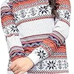 shreehariii Women's Printed Cotton Blend Designer Ethnic Top | Long Sleeve Round Neck | Breathable & Soft Fabric Stylish Wear-Multicolor_SF-20-picture-35