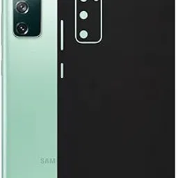 AtOdds - Compatible for Samsung Galaxy S20 FE Mobile Back Skin Film Wrap with Camera Protector (Coverage - Back+Camera+Sides) (Matte Black) image 1