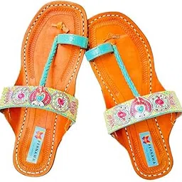 pehnawacraft Madhubani Art Kolhapuri, Origional Kolhapuri for women-picture-33