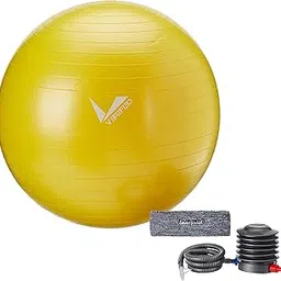 VERIFIED Plastic Yoga Gym Set with 65 CM ANTIBURST Ball 1001 and Charged Head Band MILANCHE Grey-picture-58
