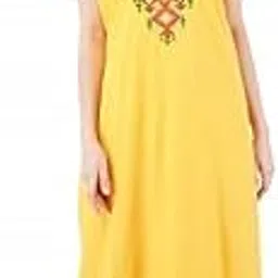 koi sleepwear Women's Cotton Blend Embroidered Maxi Nightgown-picture-44