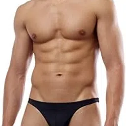 Men's Soft Low Rise Mid Coverage Back Briefs Underwear Black Color-picture-51