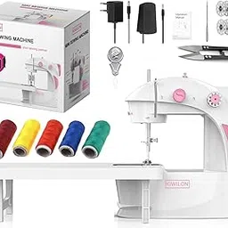 Kiwilon 2025 Sewing Machine Electric With Table Set I Stitching Machine For Home Tailoring With Foot Pedal, Adapter, Built-In Focus Light And Sewing Kit I Silai Machine (Pink) (PSM-2)-picture-26